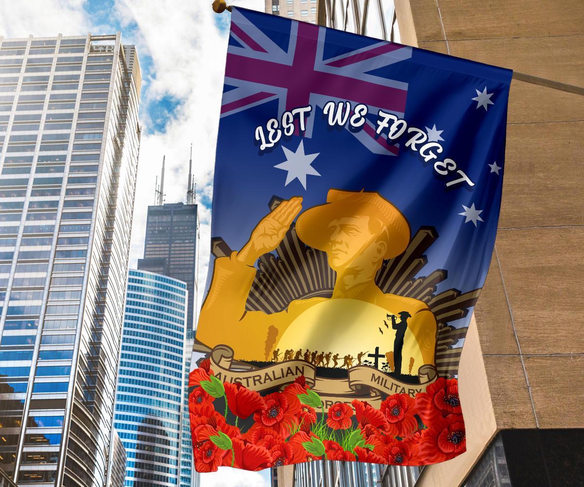 ANZAC Day Flag - ANZAC Day 2021 And Soldiers - Vibe Hoodie Shop