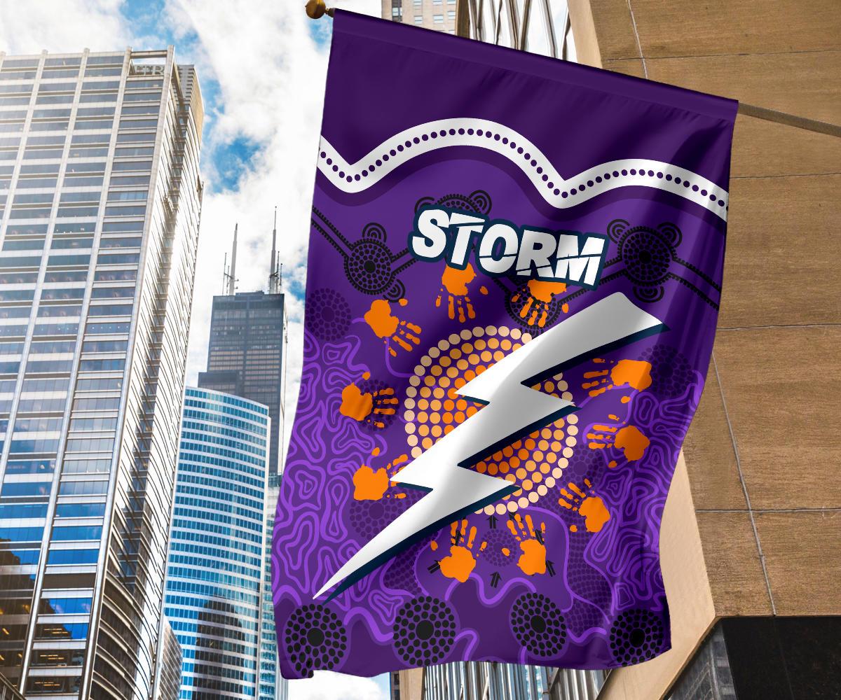 Storm Flag Indigenous Aboriginal Melbourne - Sun Style - Vibe Hoodie Shop