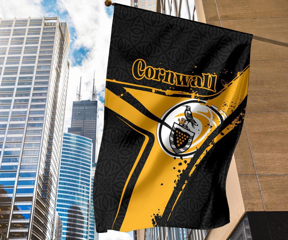 Cornwall Rugby Flag - Cornish Rugby - Vibe Hoodie Shop