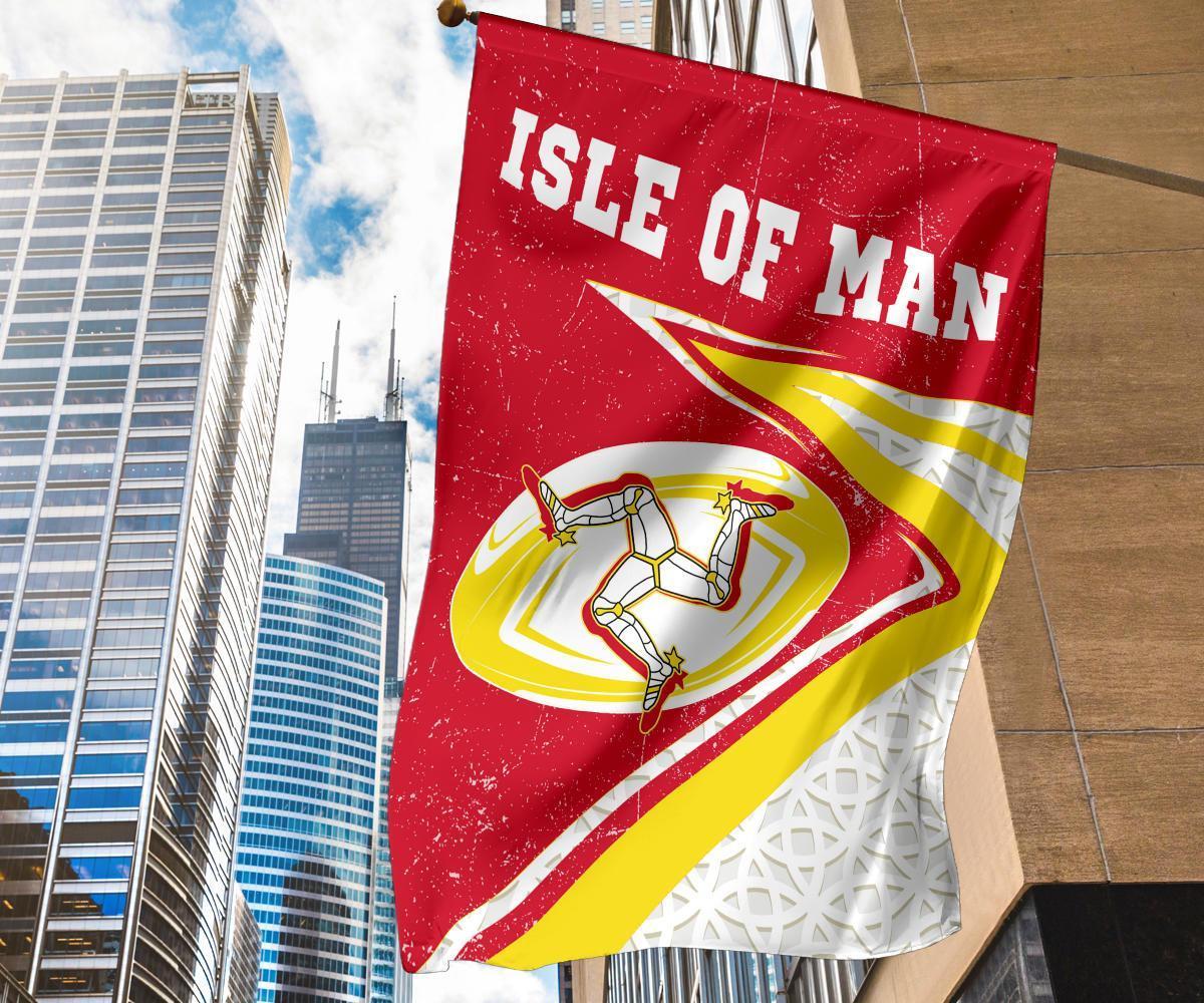 Isle Of Man Rugby Flag - Celtic Manx Rugby Ball - Vibe Hoodie Shop