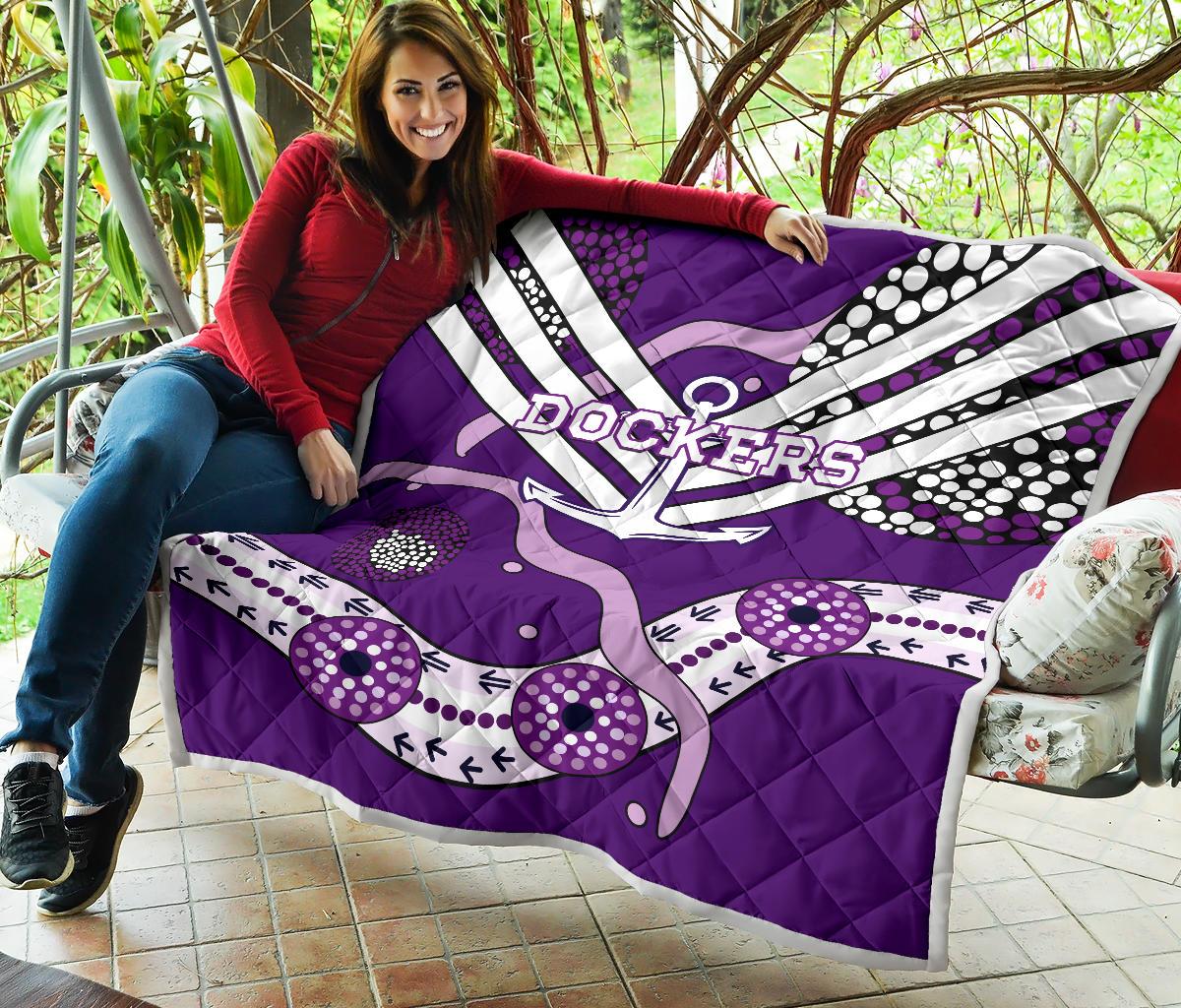 Dockers Premium Quilt Indigenous Fremantle - Freo - Vibe Hoodie Shop