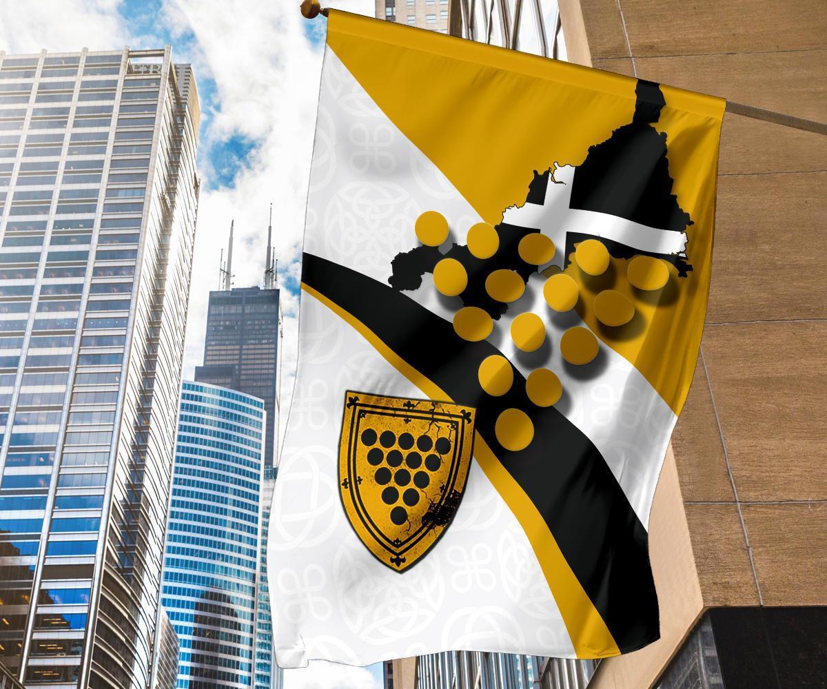 Cornwall Celtic Flag - Cornish Flag With Duke of Cornwall - Vibe Hoodie Shop