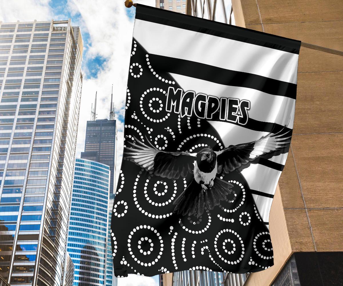 Western Suburbs Magpies Flag Simple Indigenous - Vibe Hoodie Shop