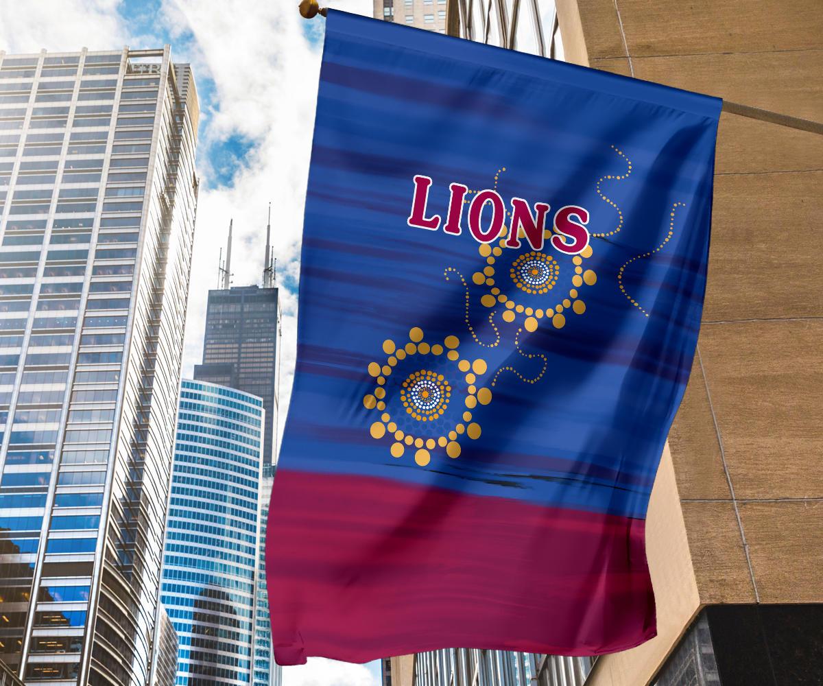 Brisbane Flag Proud Lions Simple - Vibe Hoodie Shop