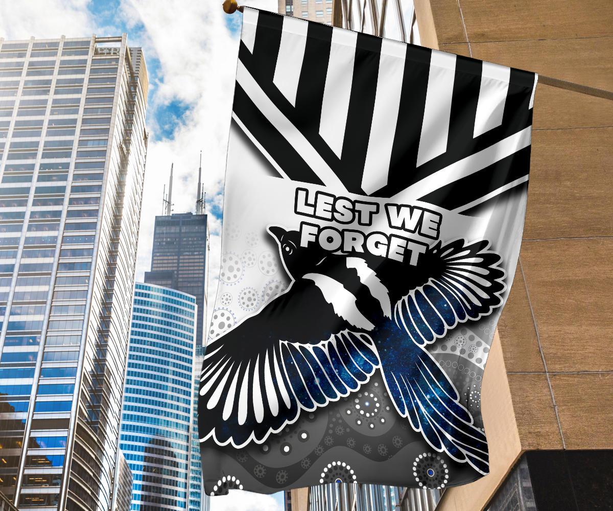 Magpies Flag Collingwood ANZAC Day Special Version - Vibe Hoodie Shop