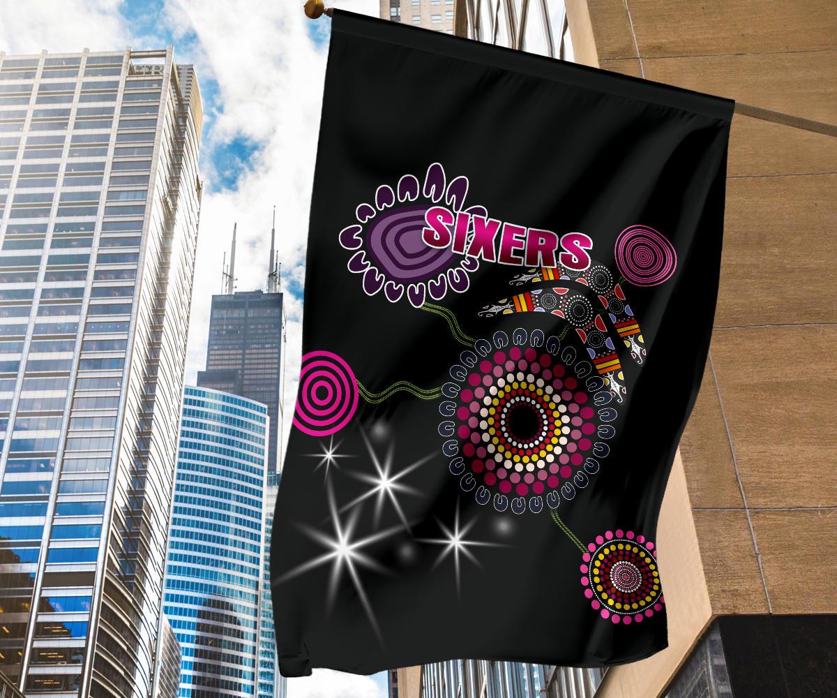 Sydney Flag Sixers Indigenous - Black - Vibe Hoodie Shop