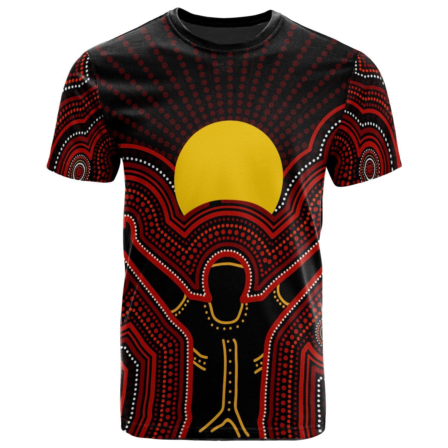 Aboriginal T shirt - The Sun Always Shines - Vibe Hoodie Shop