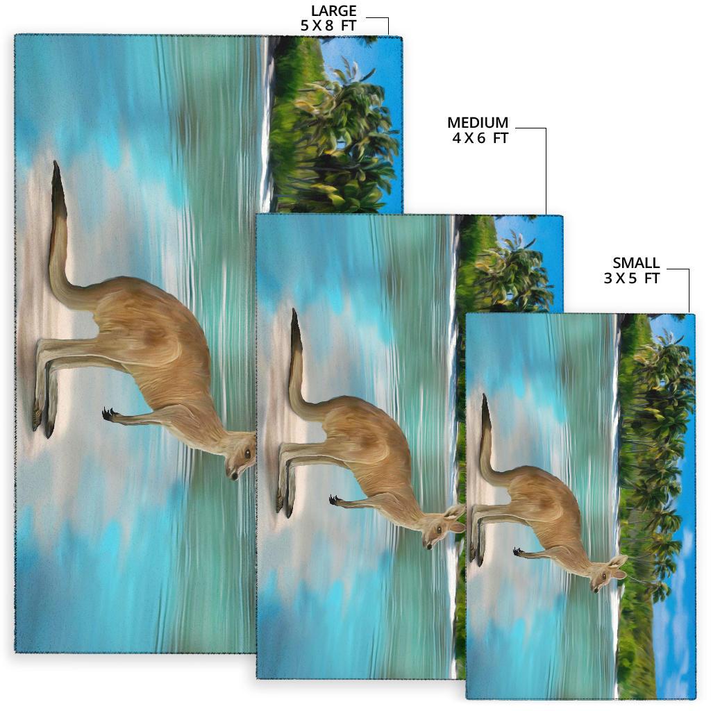 Area Rug - Kangaroo Rug Landscape Art Ver03 - Vibe Hoodie Shop