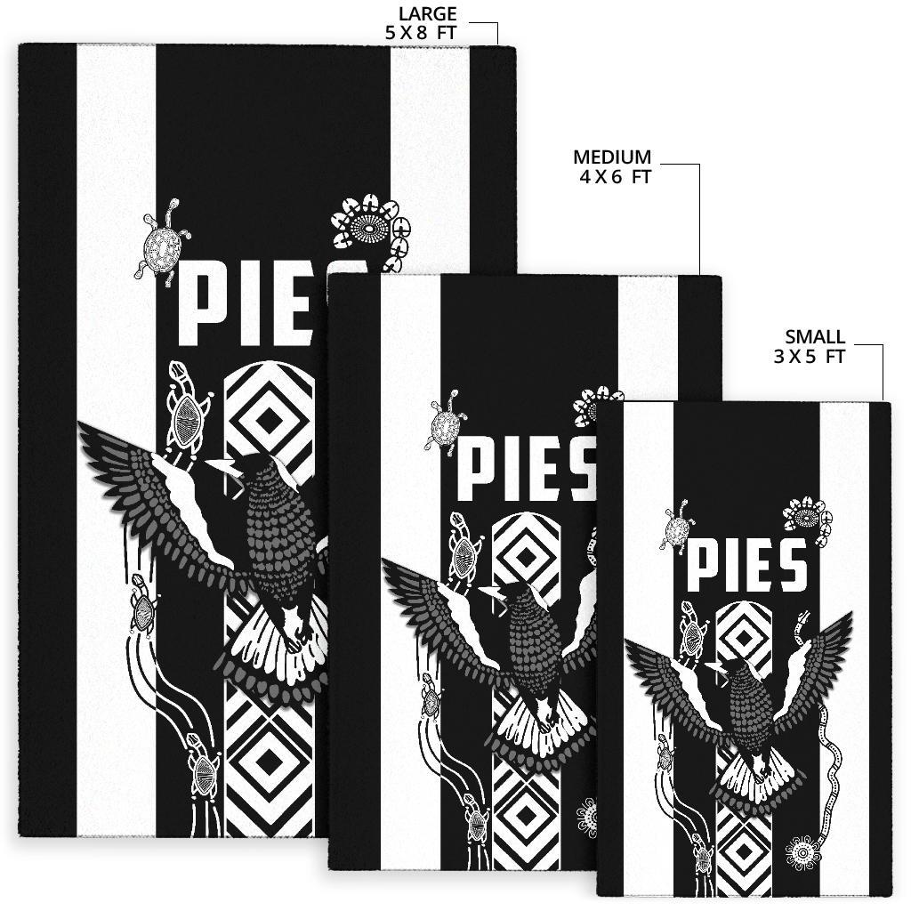 Pies Indigenous Area Rug Collingwood - Vibe Hoodie Shop