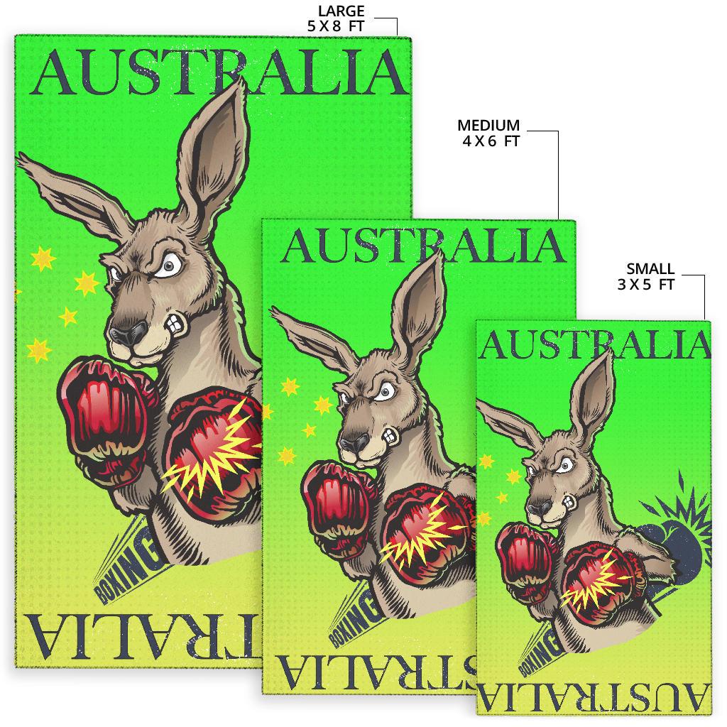 Area Rug - Kangaroo Boxing - Vibe Hoodie Shop