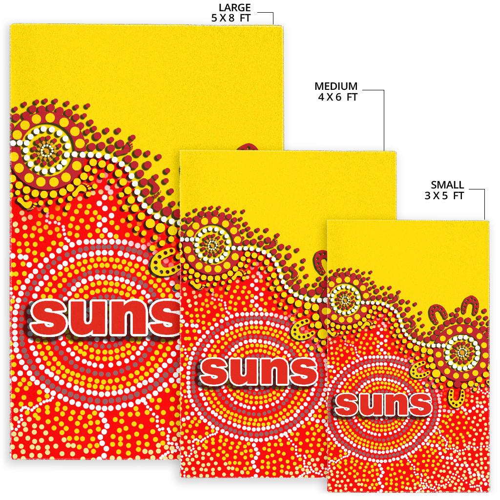 Gold Coast Area Rug Suns Aboriginal - Vibe Hoodie Shop