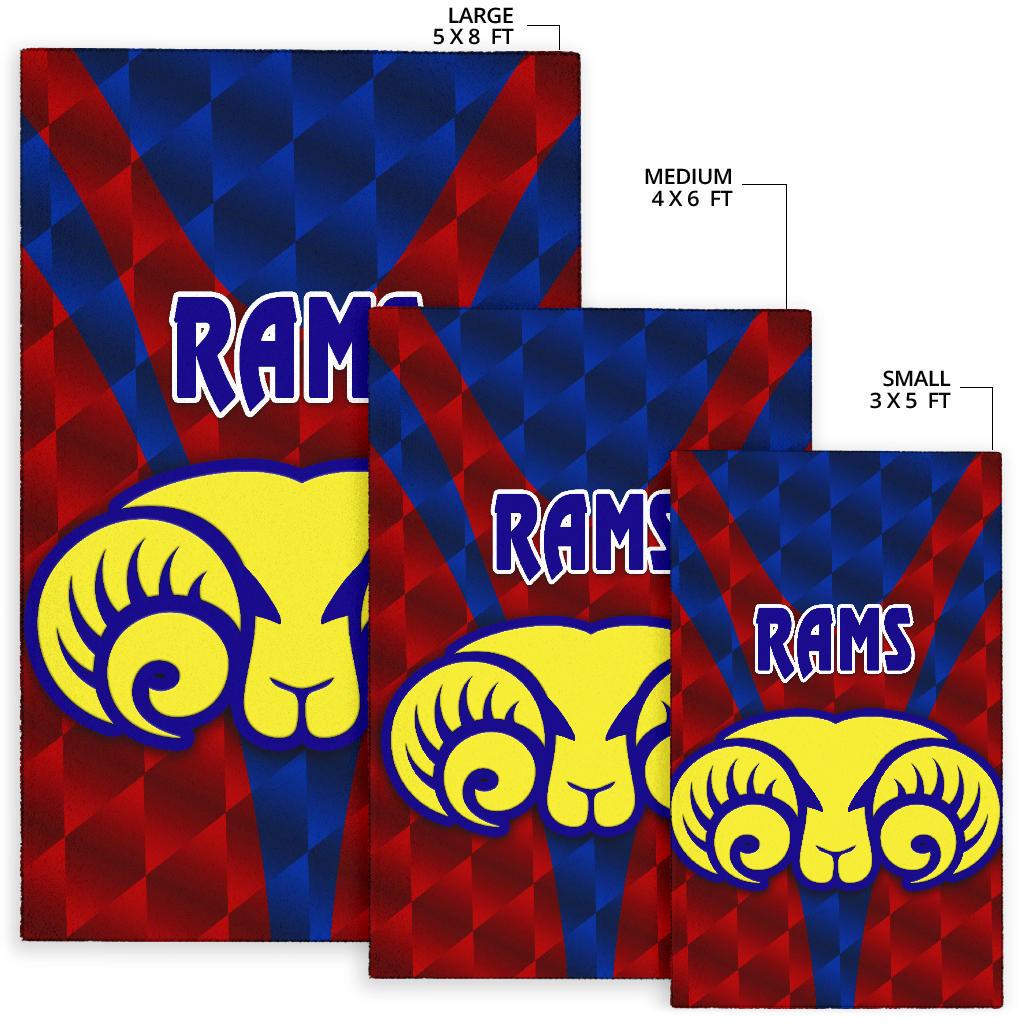 Adelaide Area Rug Rams Merino Original - Red - Vibe Hoodie Shop