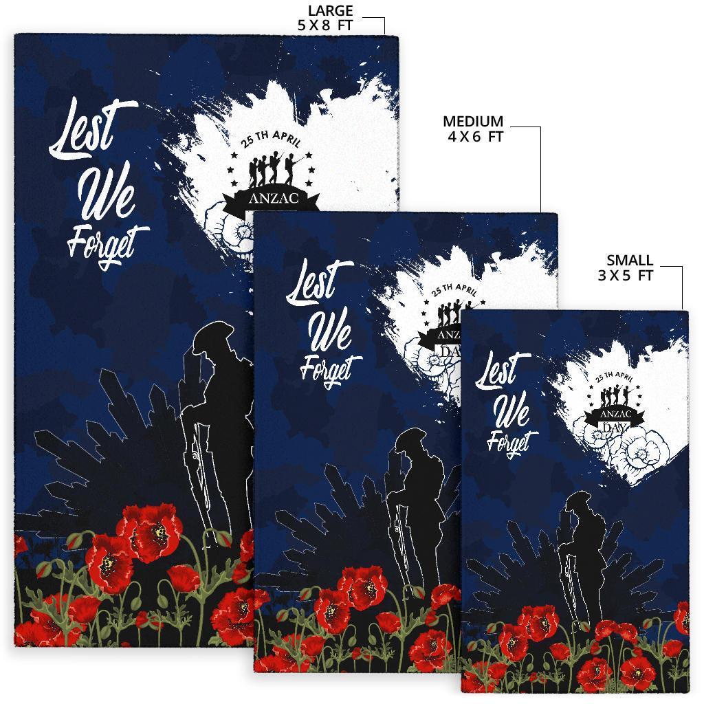 ANZAC Day Area Rug - Australia ANZAC Day 2021 - Vibe Hoodie Shop