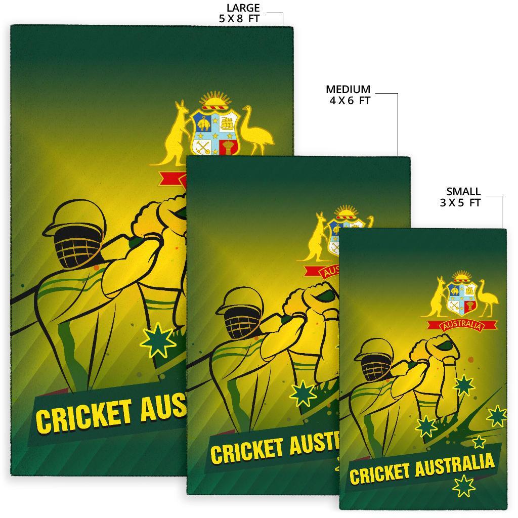 Cricket Area Rug - Australian Cricket National Color - Vibe Hoodie Shop