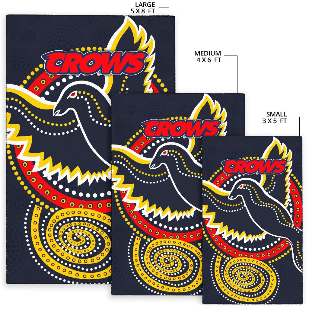 Adelaide Area Rug Crows Indigenous - Vibe Hoodie Shop