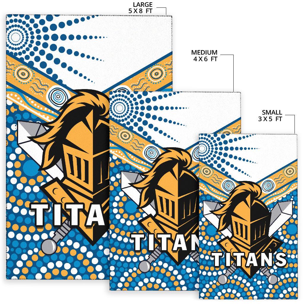 Titans Knight Area Rug Gold Coast - Vibe Hoodie Shop