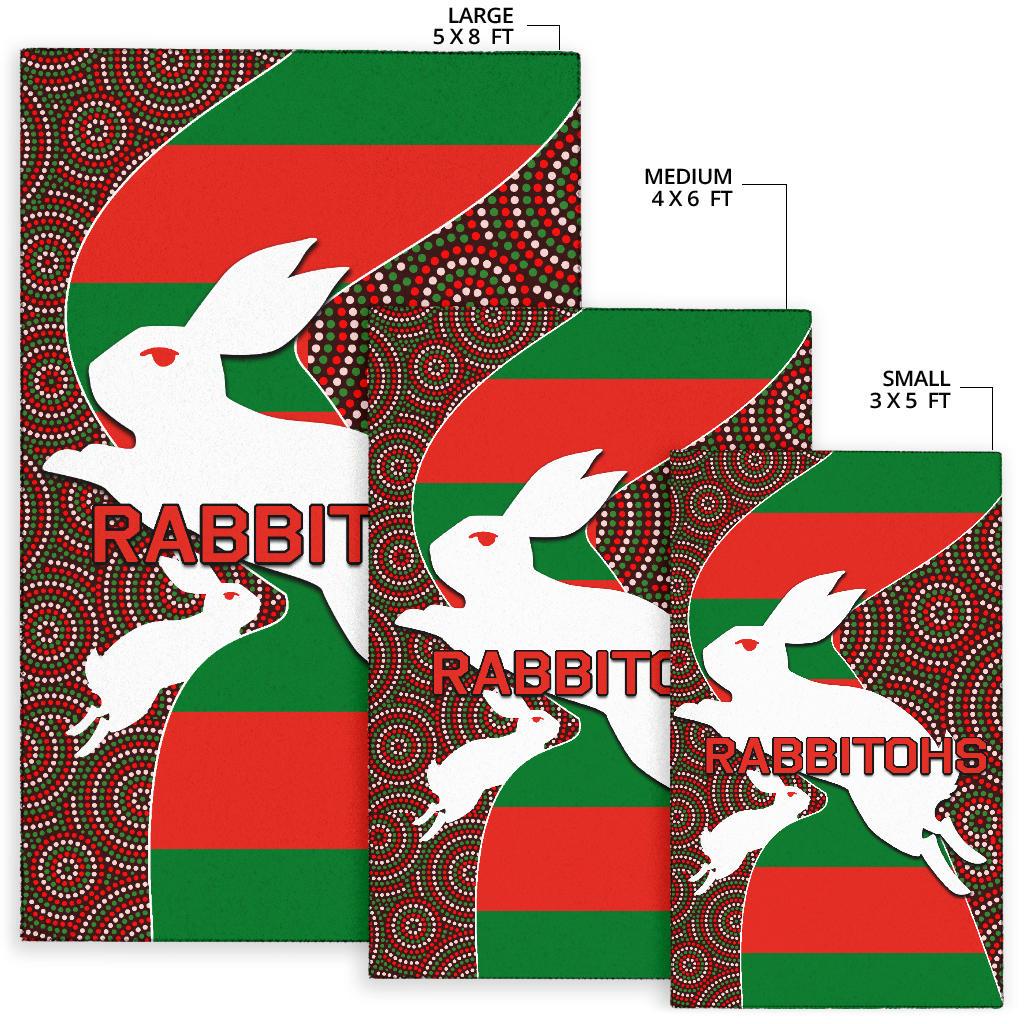 Rabbitohs Area Rug - Vibe Hoodie Shop