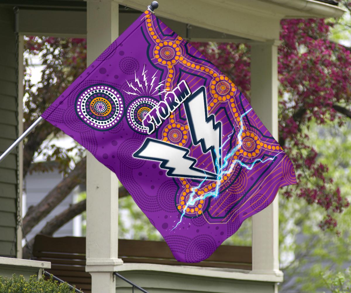 Storm Flag Melbourne Indigenous Thunder - Vibe Hoodie Shop