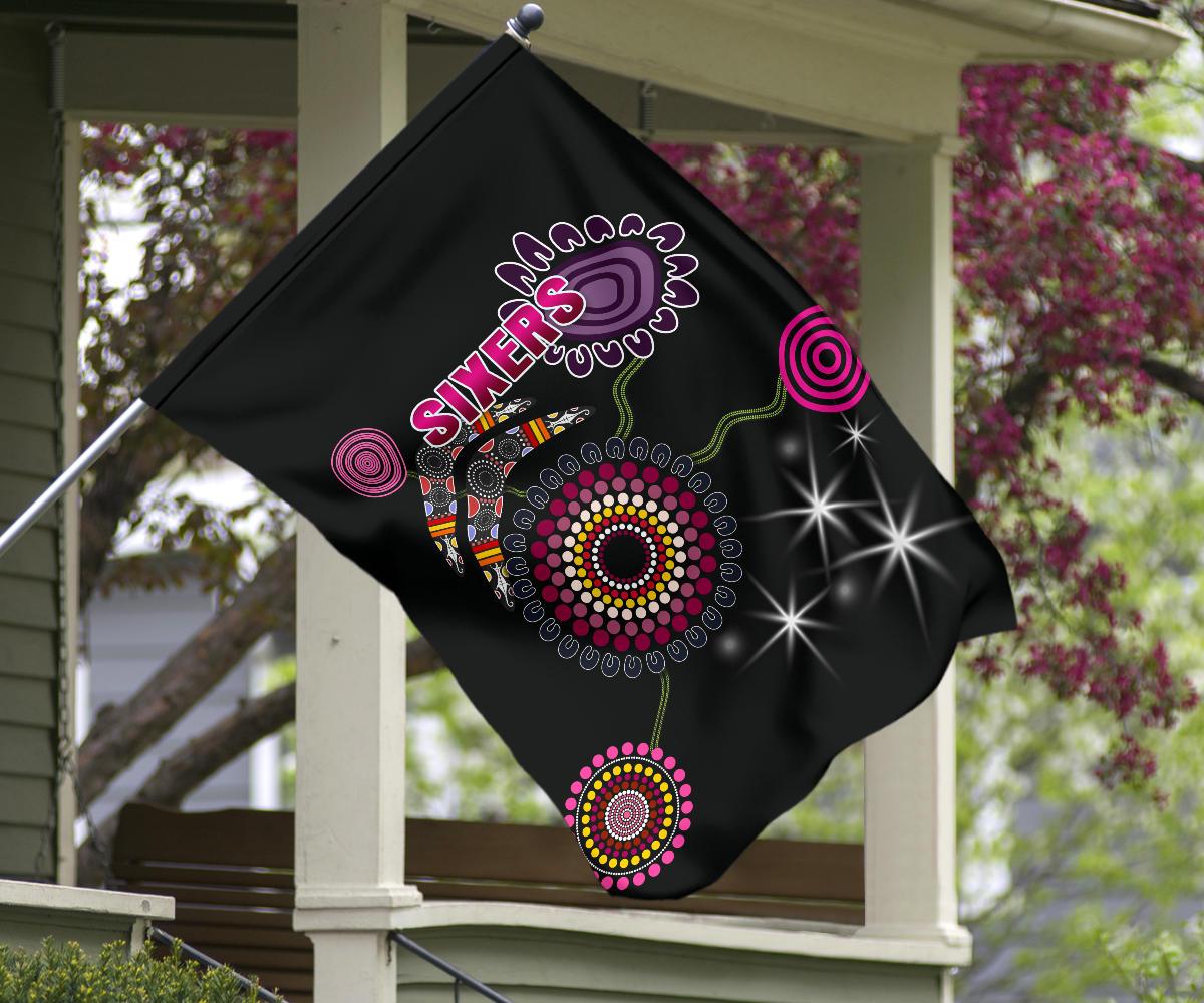 Sydney Flag Sixers Indigenous - Black - Vibe Hoodie Shop