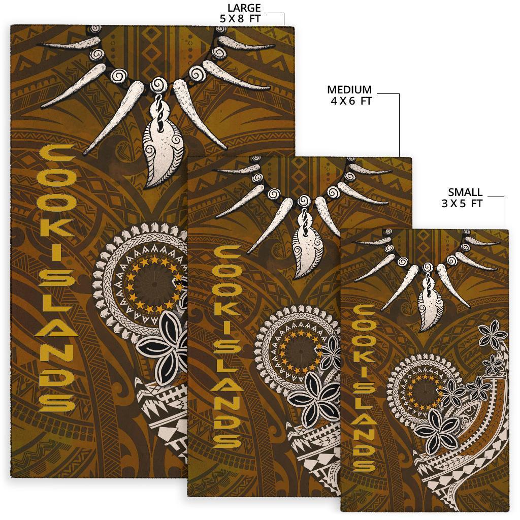 Cook Islands Area Rugs - Polynesian Boar Tusk - Vibe Hoodie Shop