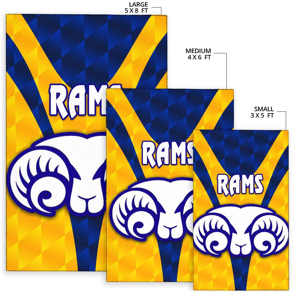 Adelaide Area Rug Rams Merino Original - Yellow - Vibe Hoodie Shop