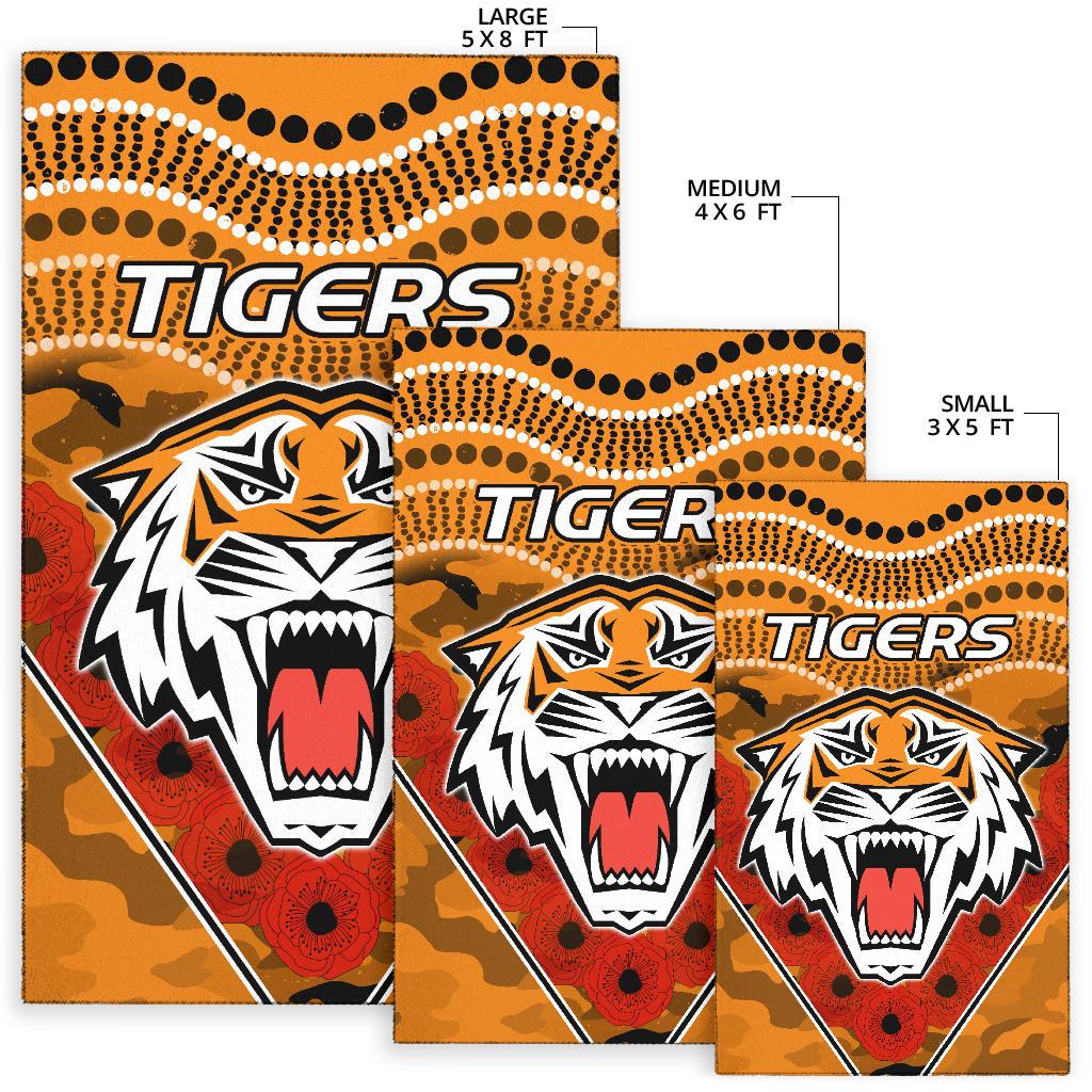 Tigers ANZAC Area Rug Wests - Vibe Hoodie Shop