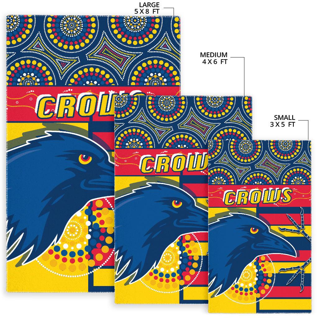 Adelaide Area Rug Indigenous Crows - Vibe Hoodie Shop