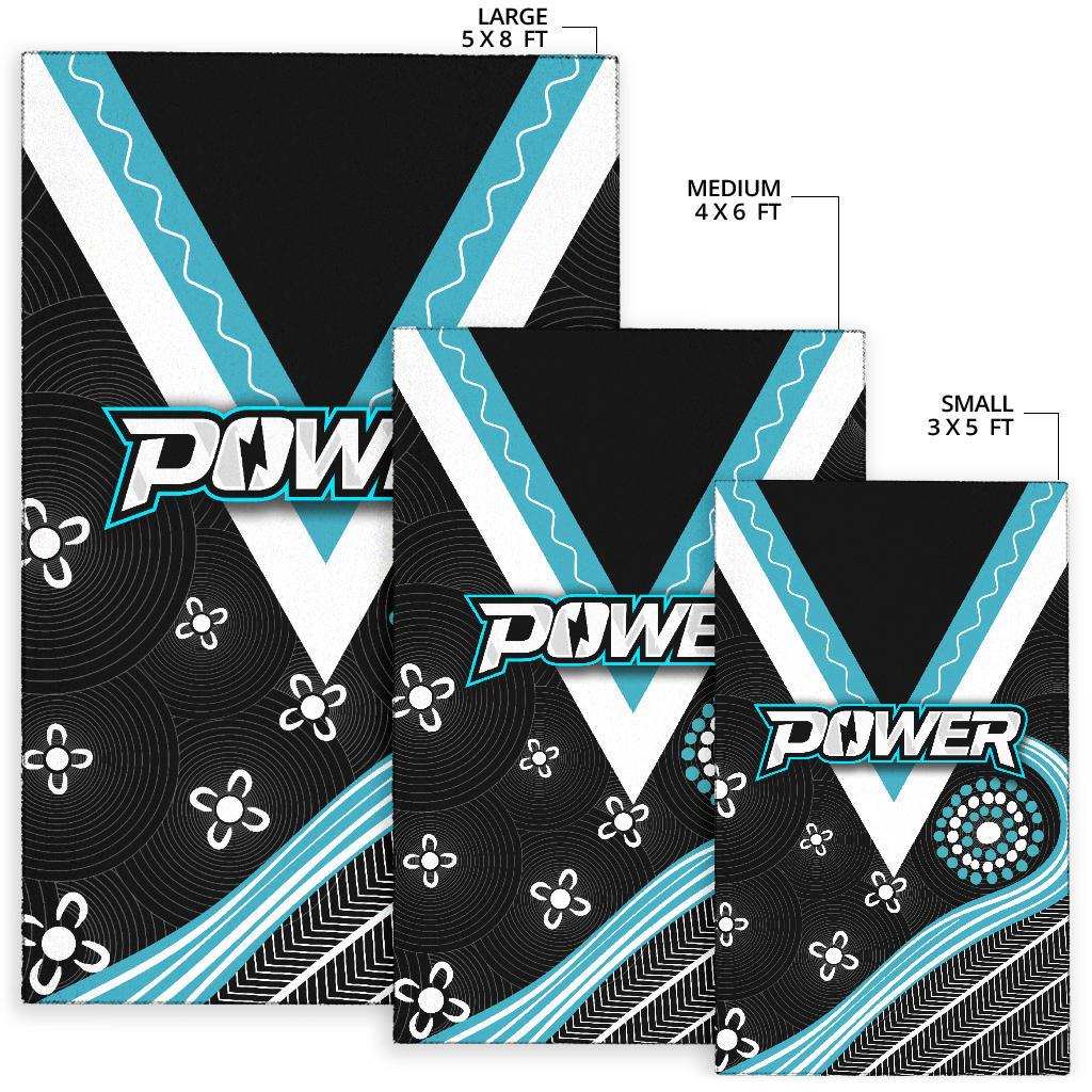 We Are Port Adelaide Area Rug Power - Vibe Hoodie Shop