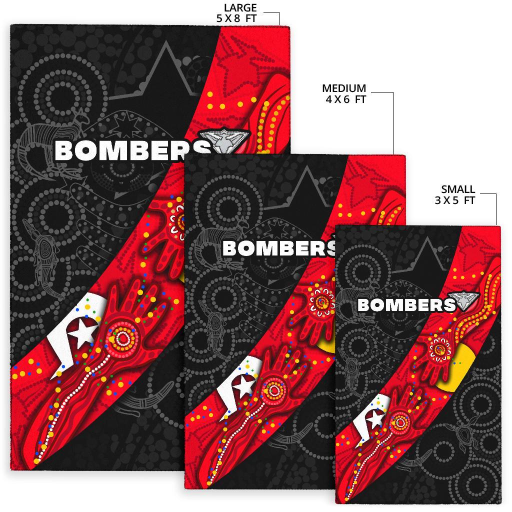 Bombers NAIDOC Week Area Rug Essendon Ingenious - Vibe Hoodie Shop