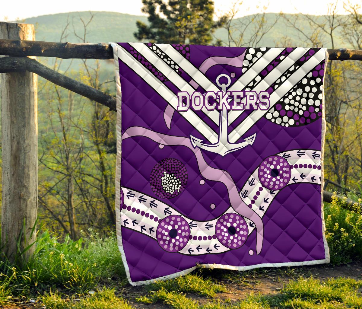 Dockers Premium Quilt Indigenous Fremantle - Freo - Vibe Hoodie Shop
