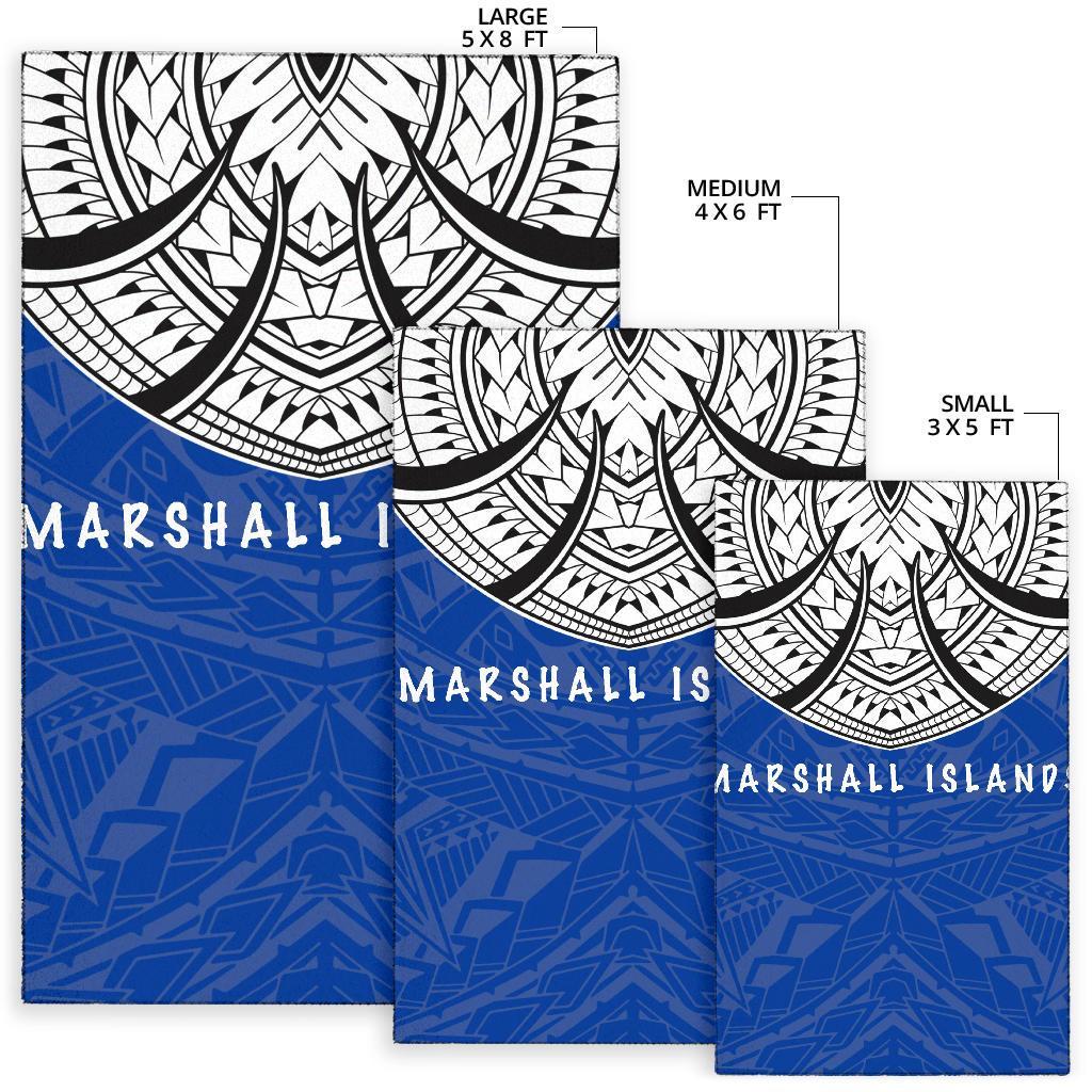 Marshall Islands Area Rug - Ginger Lei Pattern - Vibe Hoodie Shop