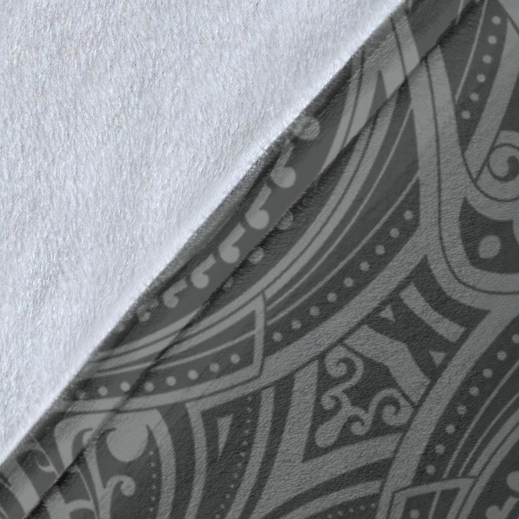 New Zealand Maori Rugby Premium Blanket Pride Version - Gray - Vibe Hoodie Shop