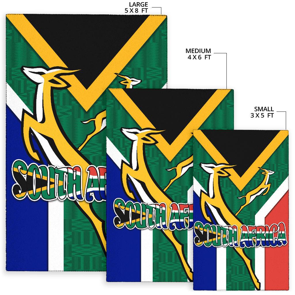 South Africa Area Rug Springboks Rugby Be Proud - Vibe Hoodie Shop