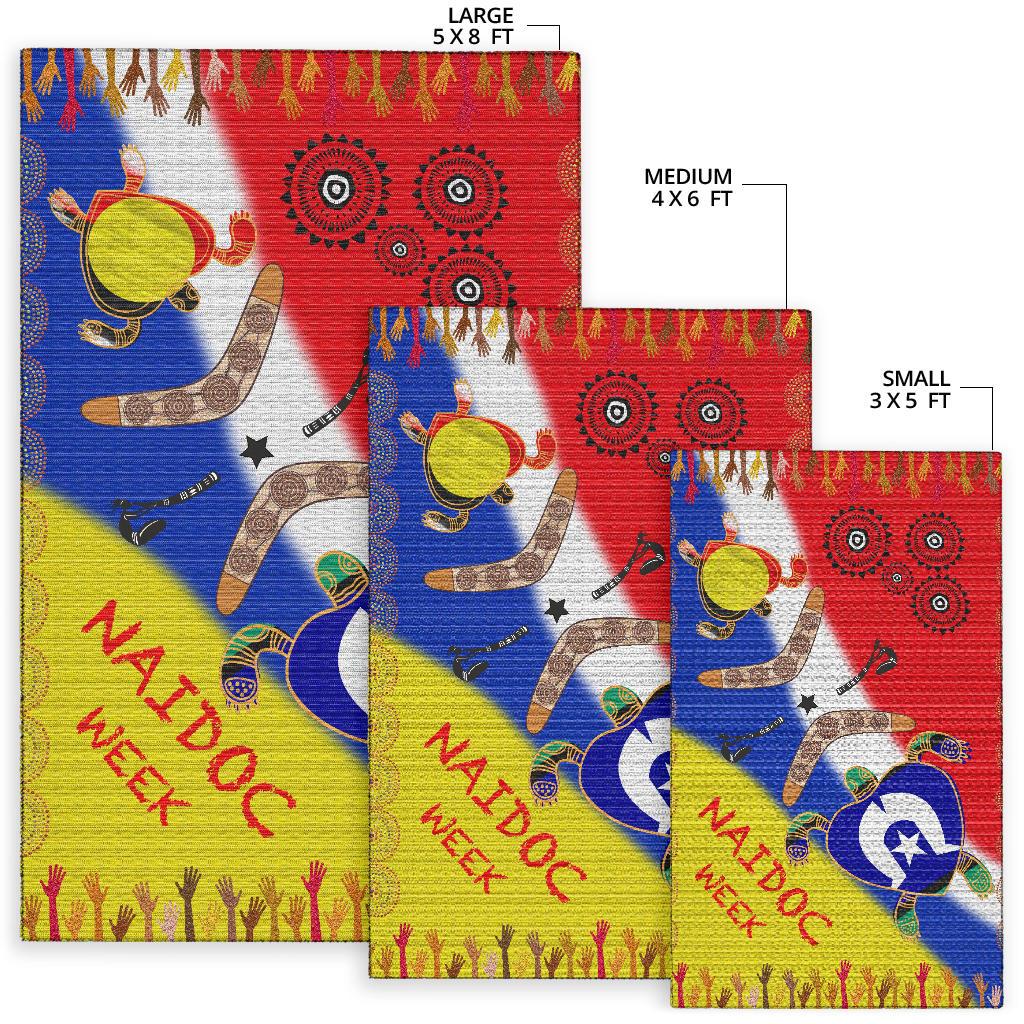 Aboriginal Area Rug, NAIDOC Week - Vibe Hoodie Shop