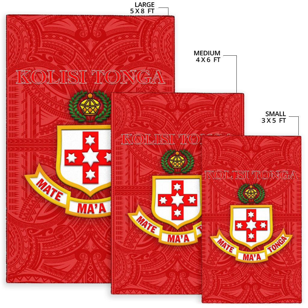 Kolisi Tonga Area Rug Mate Ma'a Tonga Unique Rugby Style - Vibe Hoodie Shop