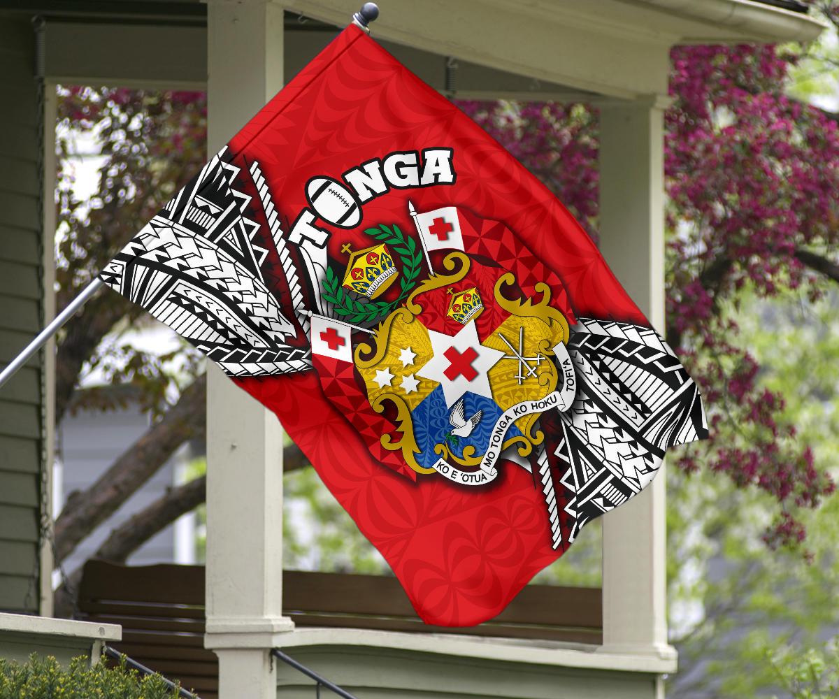 Tonga Rugby Flag Polynesian Style Pinwheel - Vibe Hoodie Shop