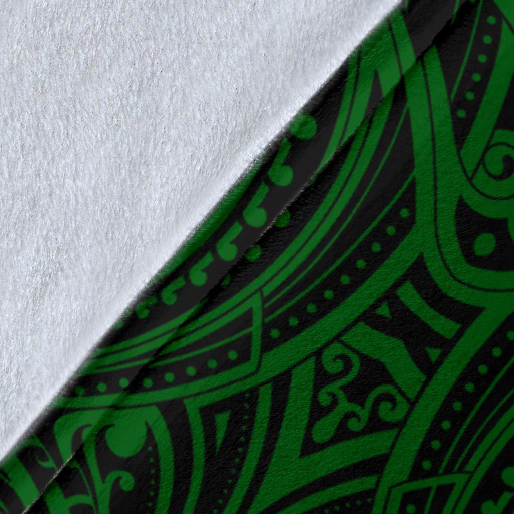New Zealand Maori Rugby Premium Blanket Pride Version - Green - Vibe Hoodie Shop