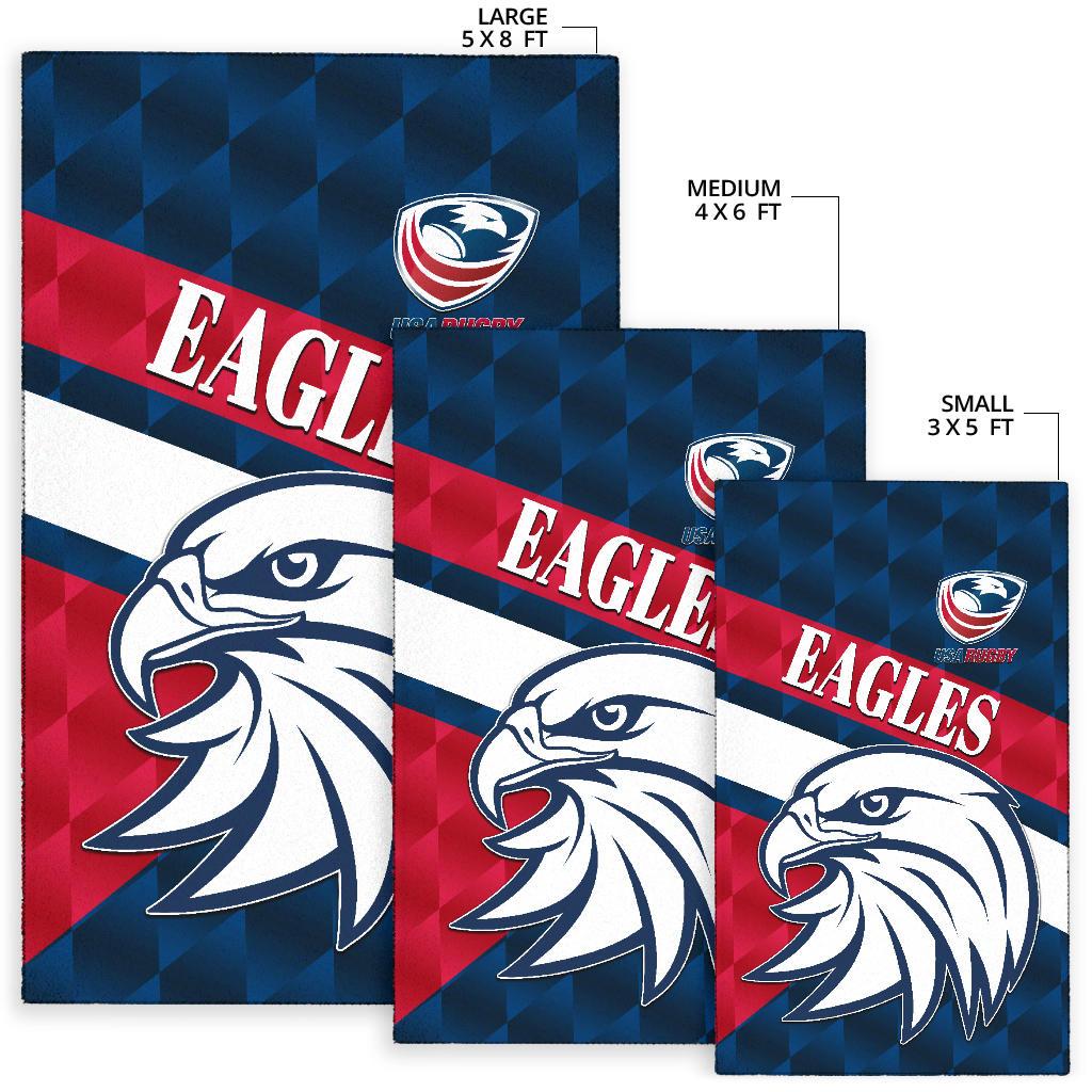 USA Rugby Area Rug Eagles Sporty Style - Vibe Hoodie Shop