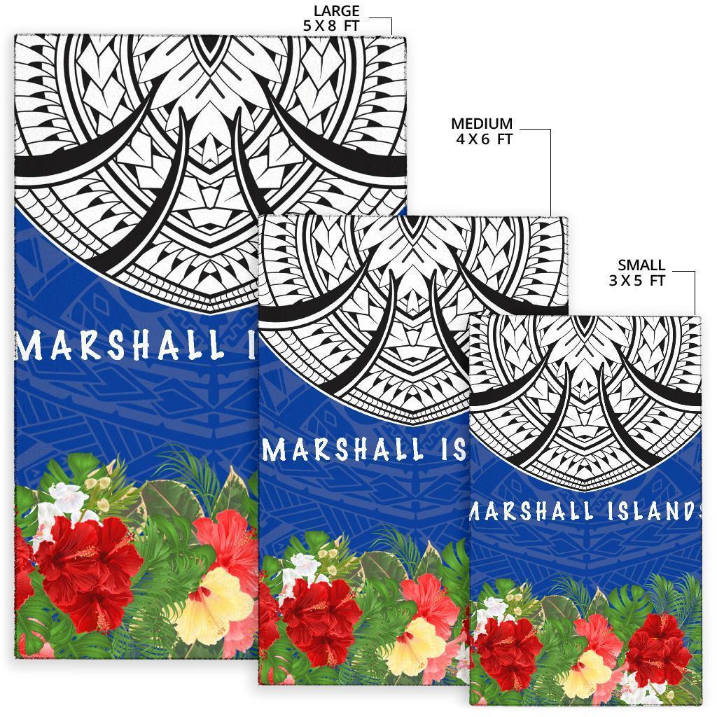 Marshall Islands Area Rug - Ginger Lei Pattern - Vibe Hoodie Shop