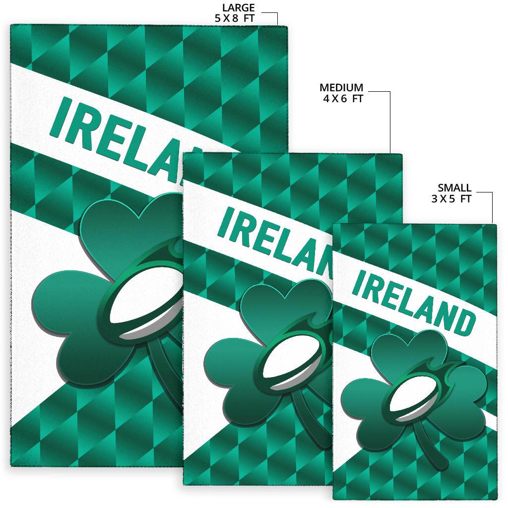 Ireland Rugby Area Rug Sporty Style - Vibe Hoodie Shop