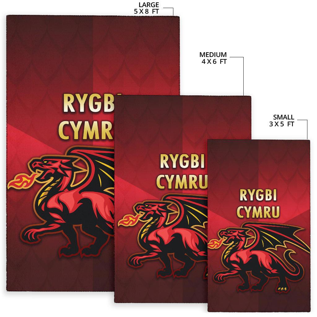 Wales Rugby Area Rug Simple Style - Vibe Hoodie Shop