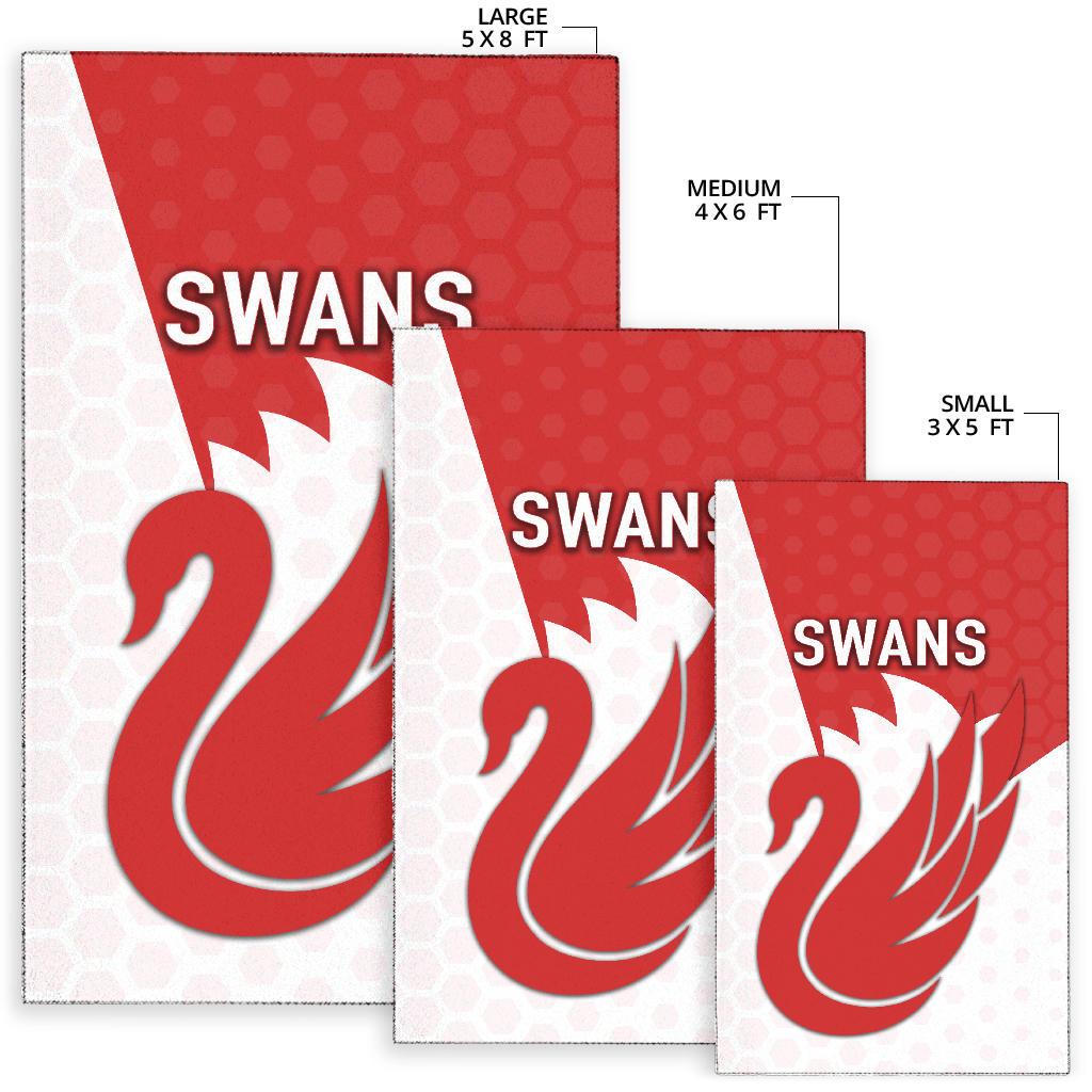 Sydney Area Rug Swans - Vibe Hoodie Shop