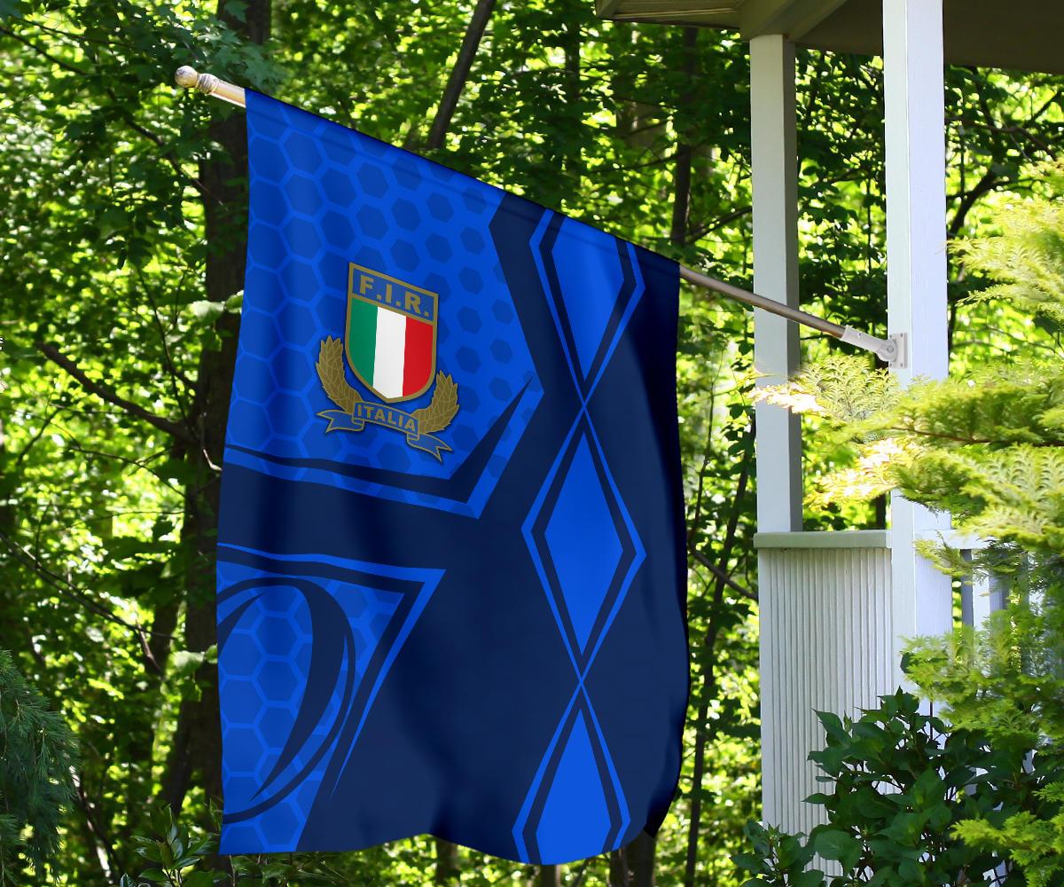 Italy Rugby Flag Gli Azzurri Vibes - Vibe Hoodie Shop