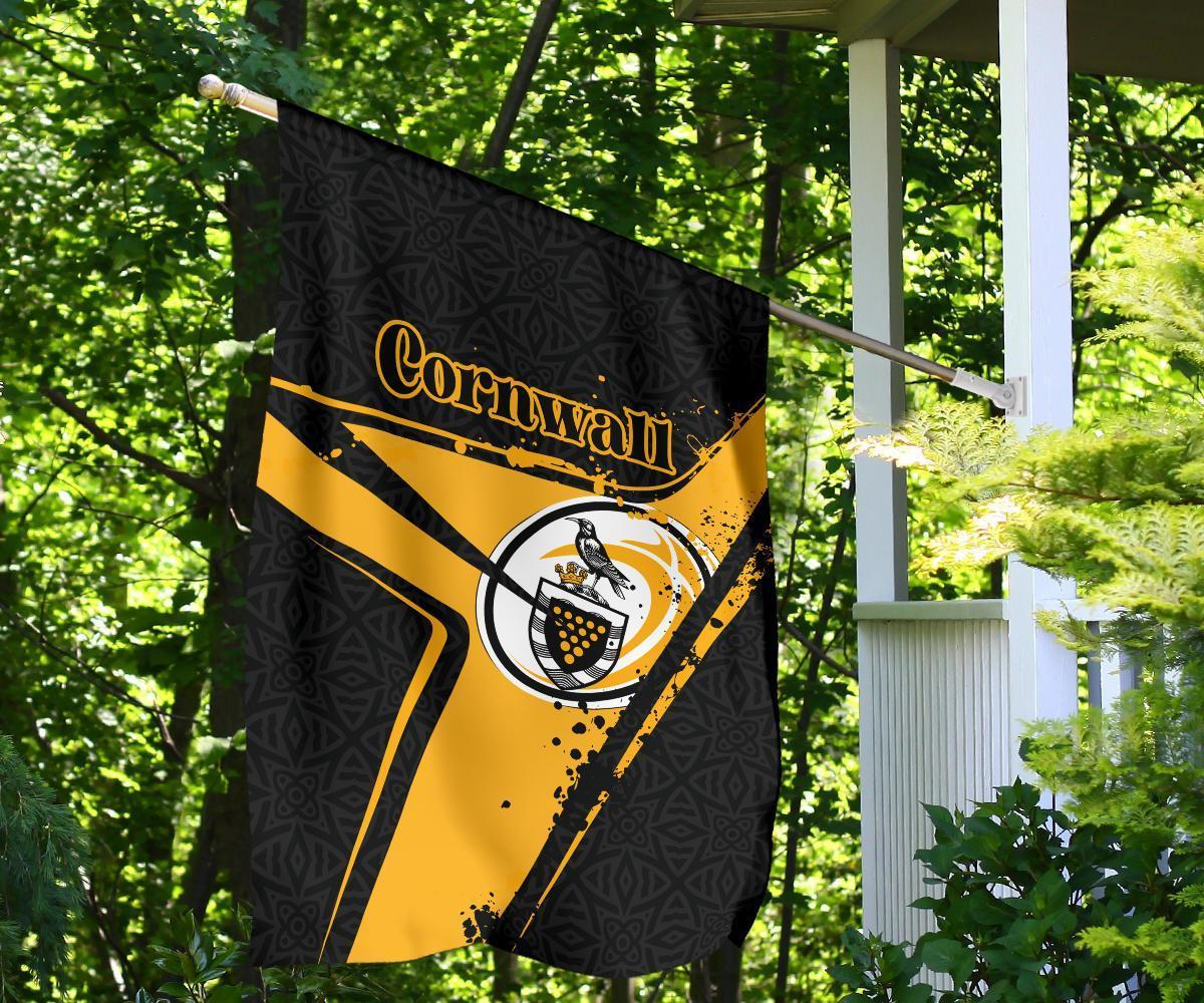 Cornwall Rugby Flag - Cornish Rugby - Vibe Hoodie Shop