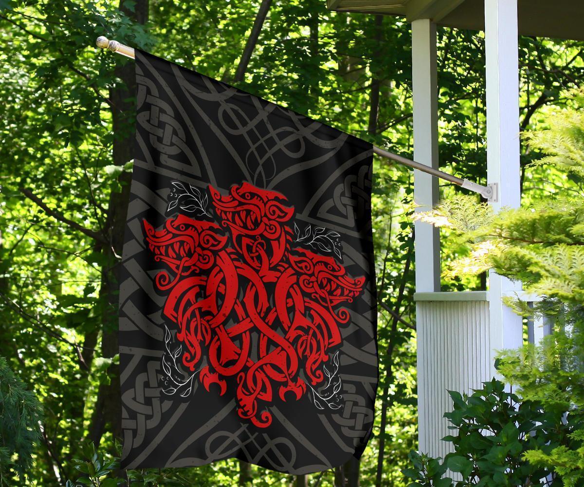 Celtic Three Dragon Flag - Vibe Hoodie Shop