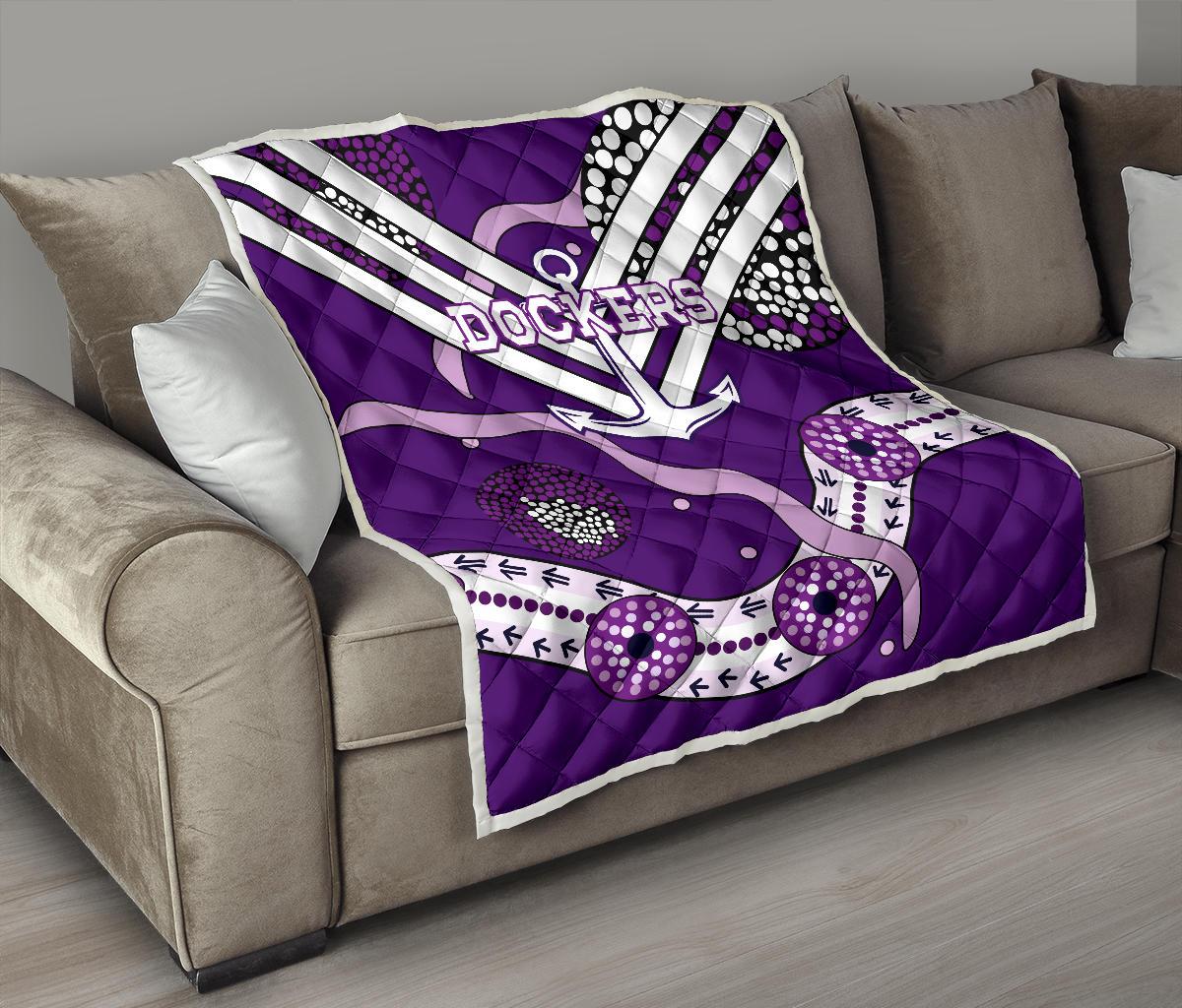 Dockers Premium Quilt Indigenous Fremantle - Freo - Vibe Hoodie Shop