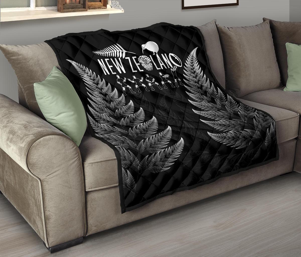 New Zealand Premium Quilt Haka Rugby Exclusive Edition - Vibe Hoodie Shop