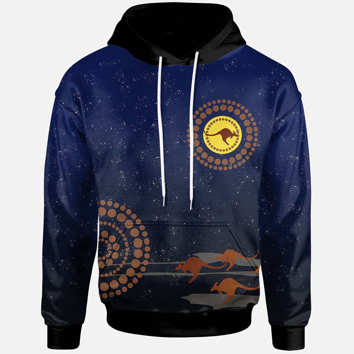 Hoodie - Kangaroo On The - Vibe Hoodie Shop