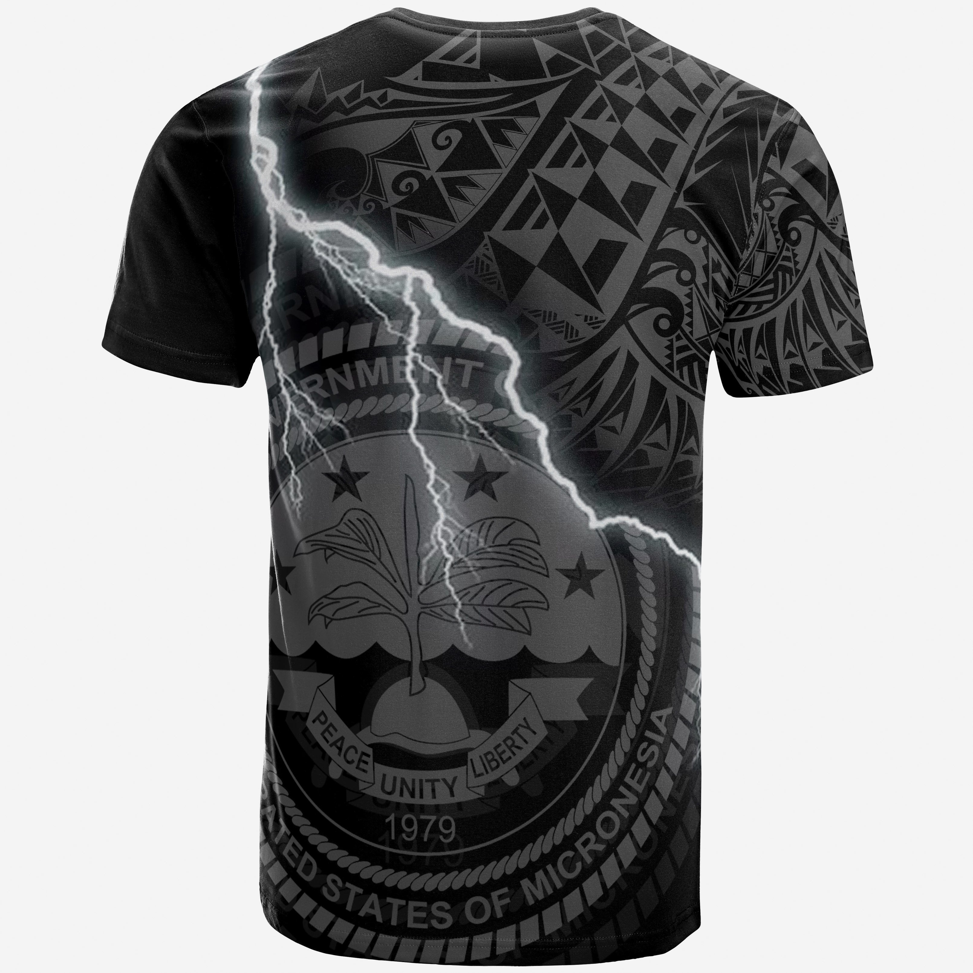 Vibe Hoodie Federated States Of Micronesia T shirt - F S M Seal Lighting Thunder - Vibe Hoodie Shop