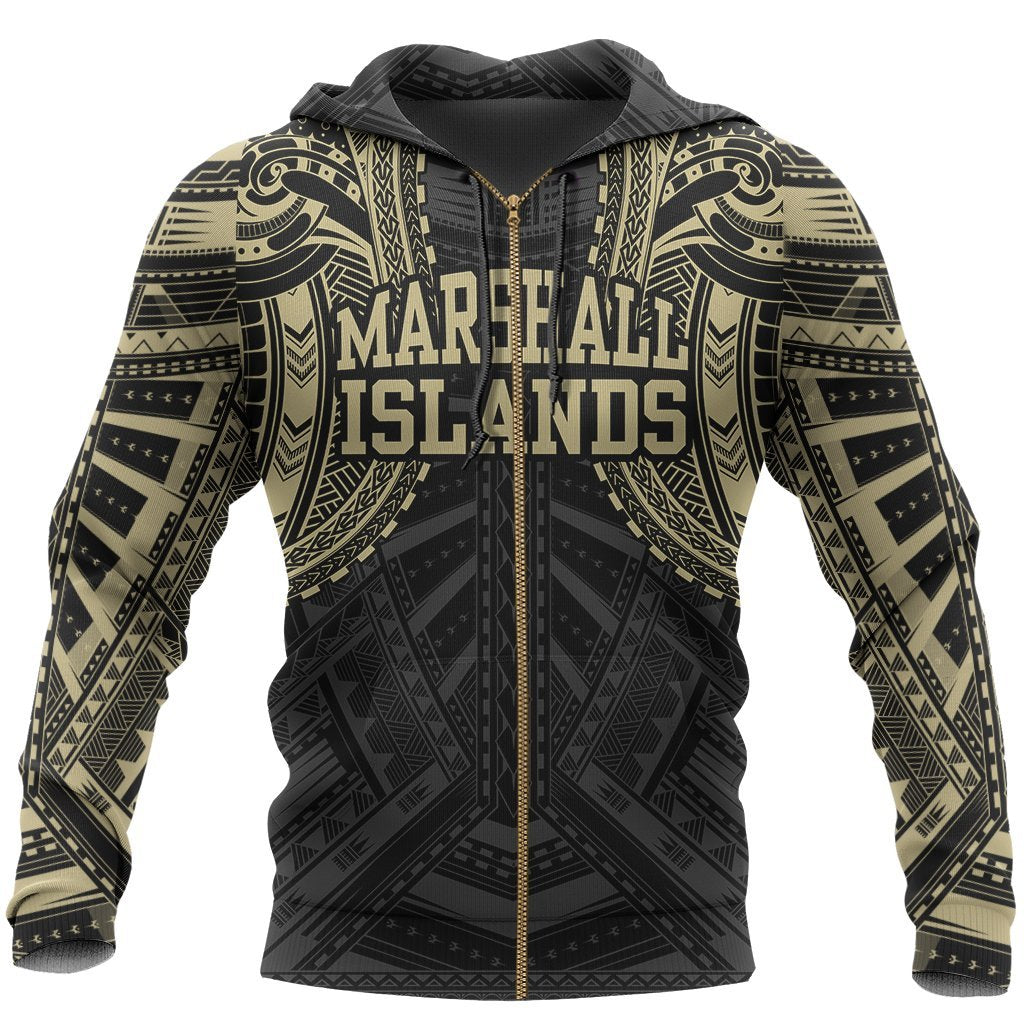 Marshall Islands Spirit Zip Hoodie - Vibe Hoodie Shop